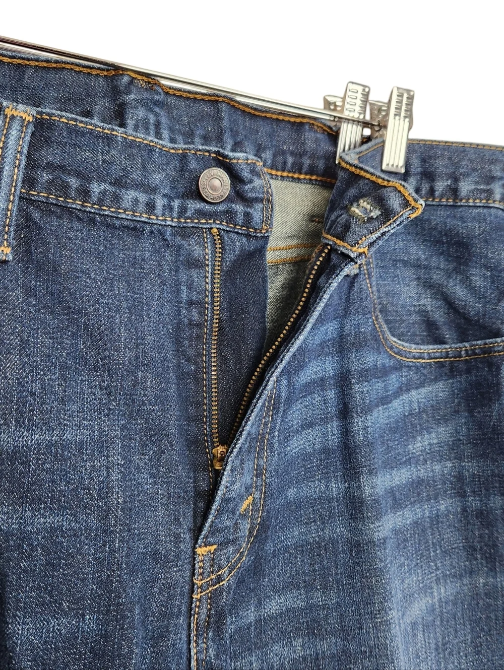 Levi's 527 Slim Bootcut Western Cowboy Denim Blue Jeans Mens Size 38 x 32